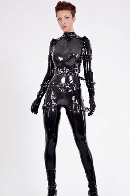 Sweet Trixie In Sexy Shiny Latex Outfits