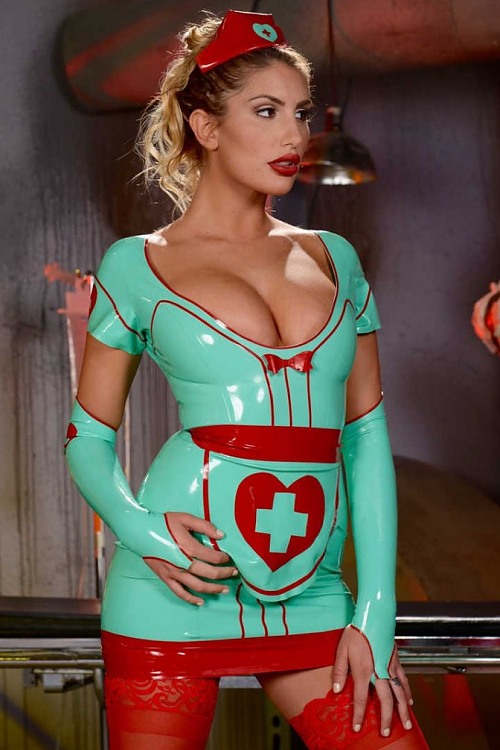 Lesbian Nurses In Rubber And Nylons