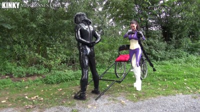 Mistress Susi With Rubber Ponyboy 1