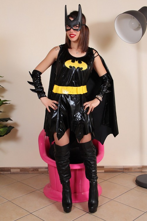 Petra Dressed As Bat Girl